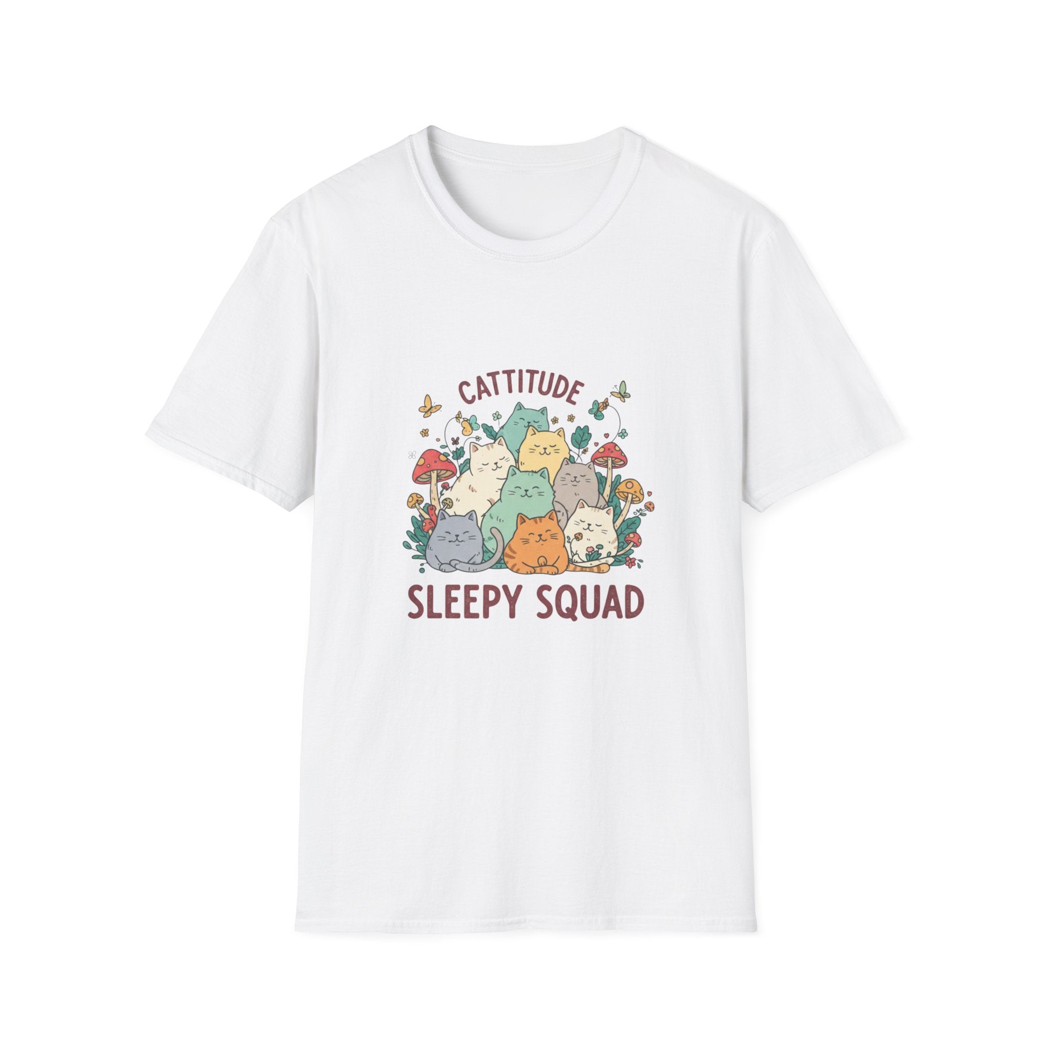 Cattitude Sleepy Squad T-Shirt