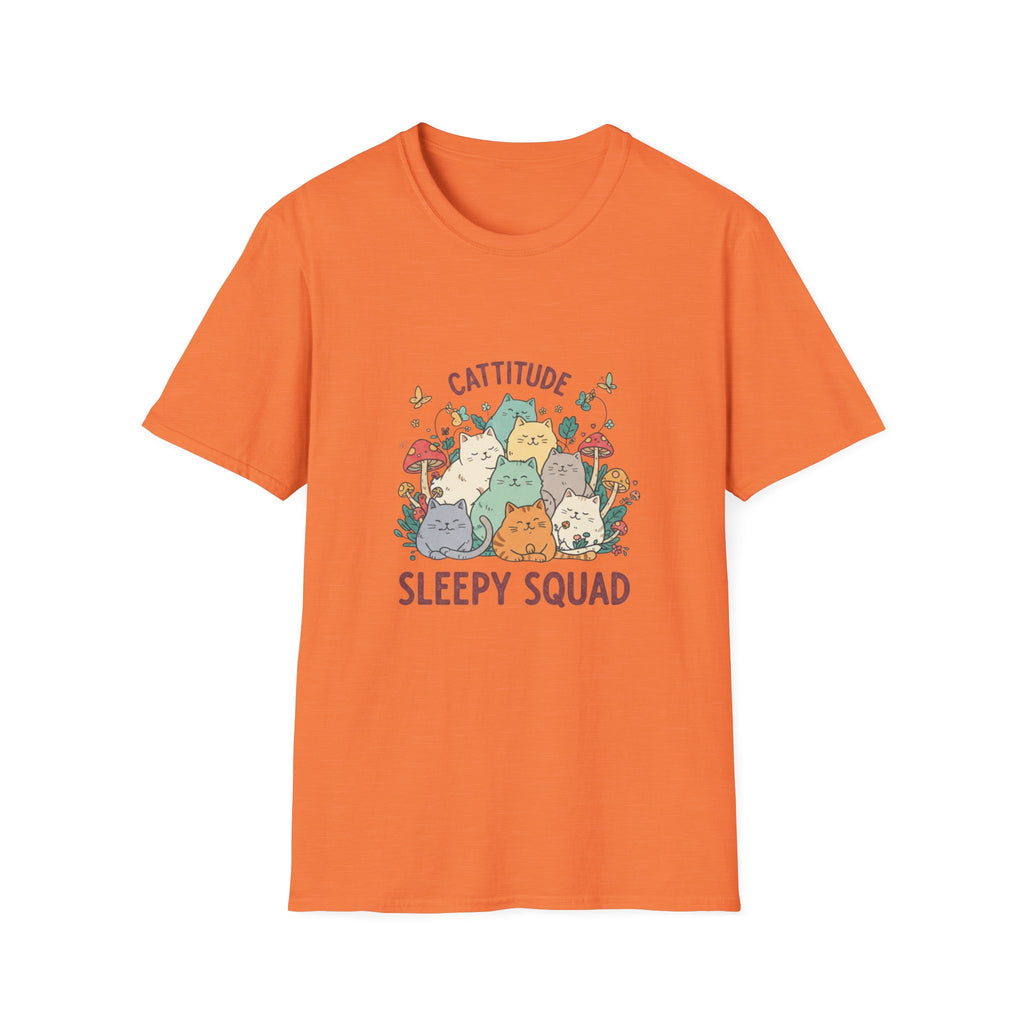 Cattitude Sleepy Squad T-Shirt