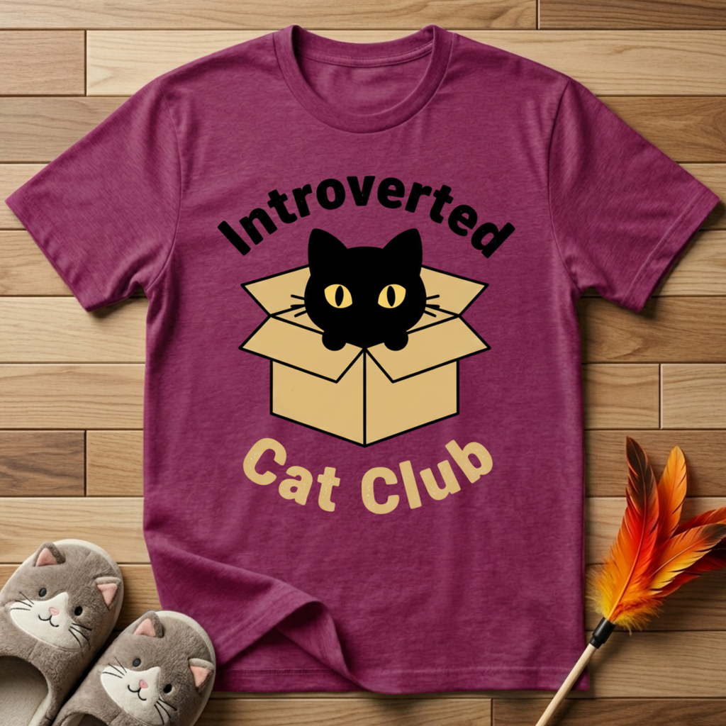 Introverted Cat Club T-Shirt