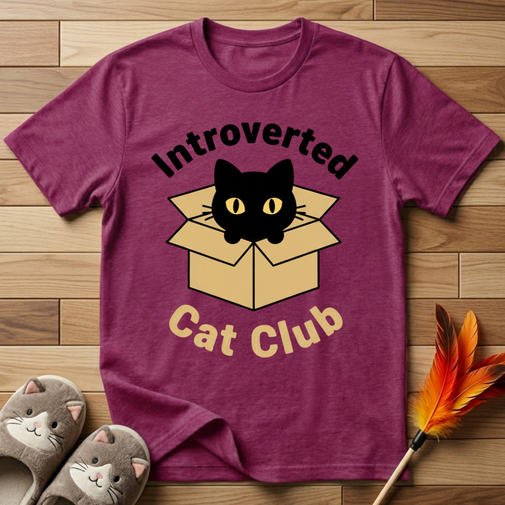 Introverted Cat Club T-Shirt