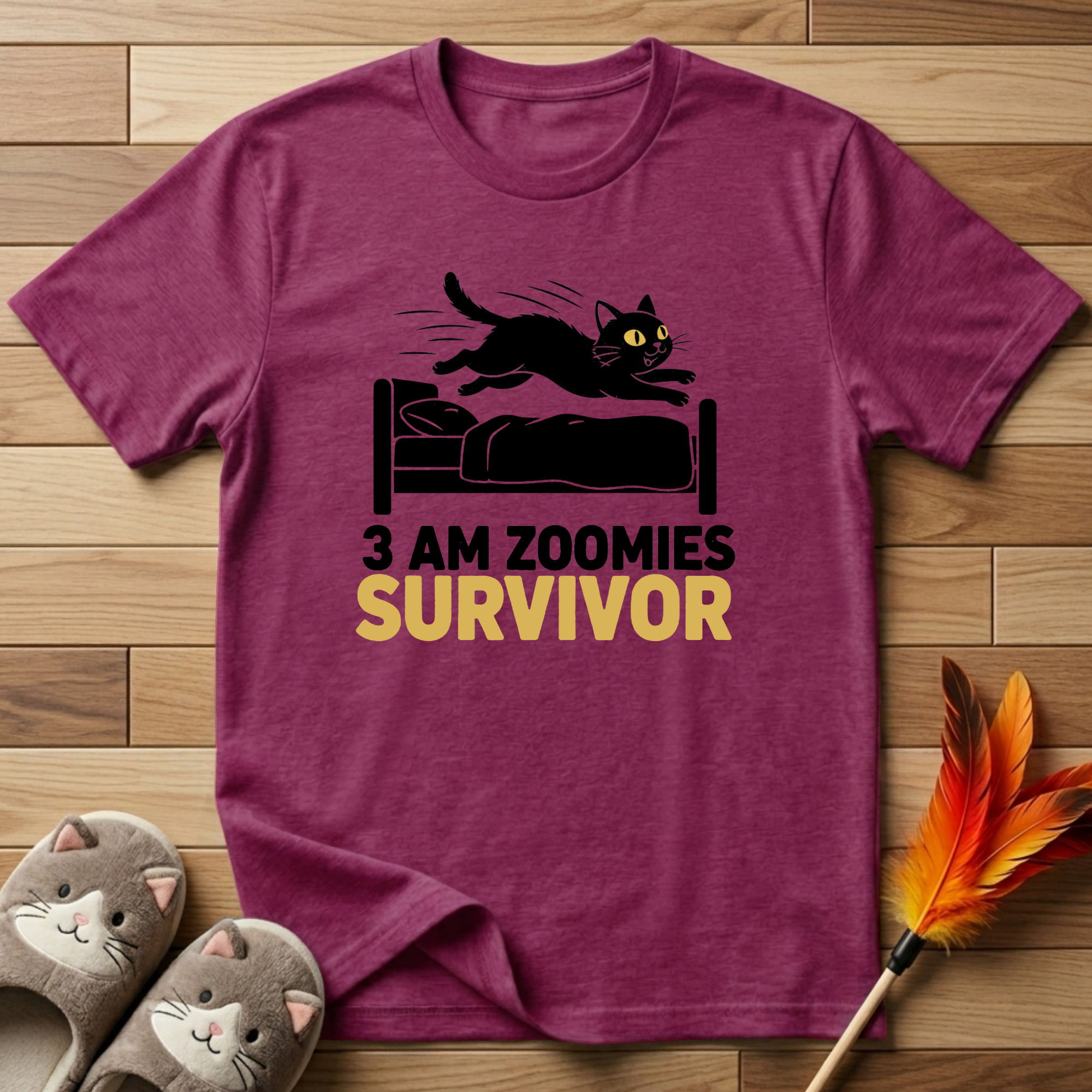 3 AM Zoomies Survivor T-Shirt