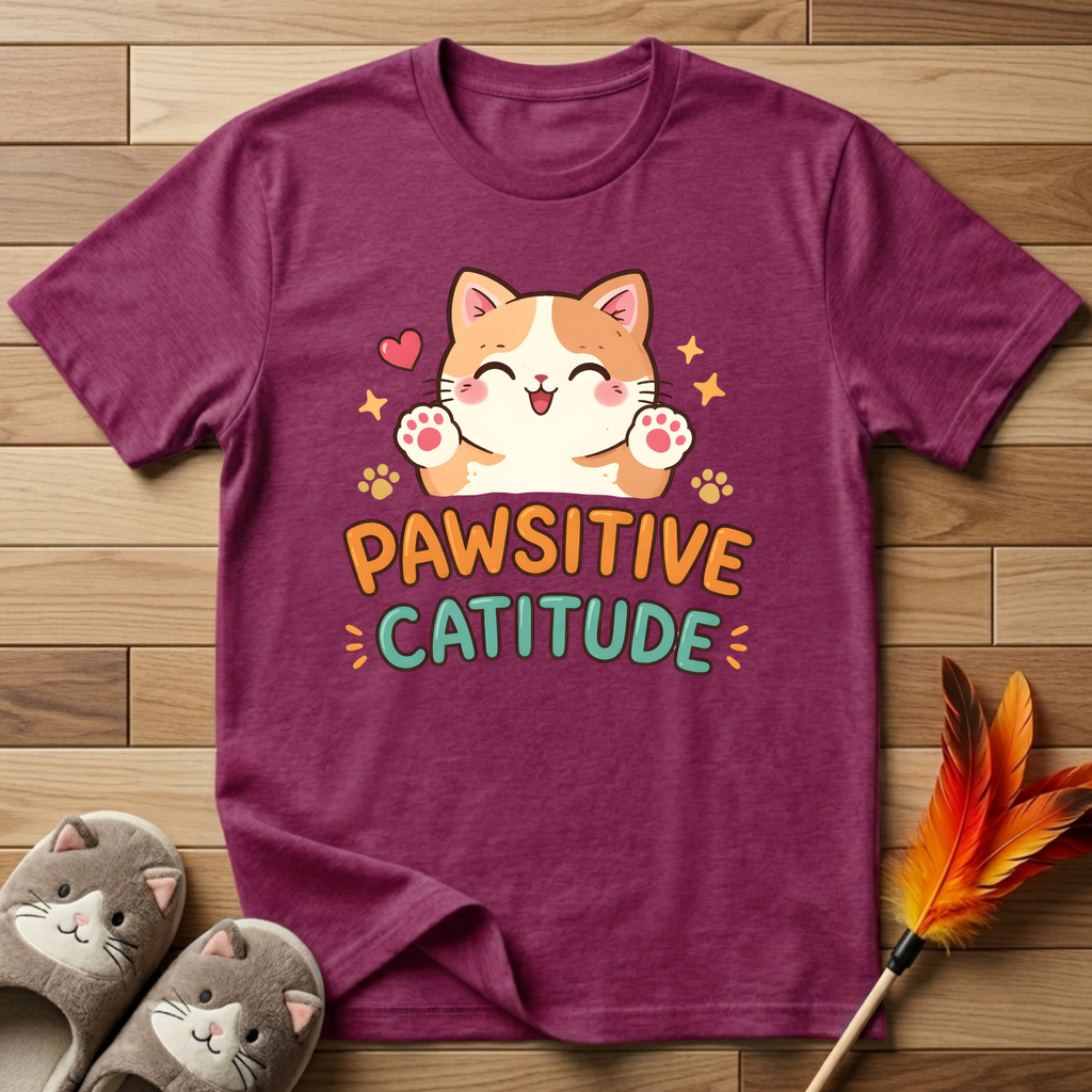 Pawsitive Catitude T-Shirt