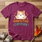 Pawsitive Catitude T-Shirt
