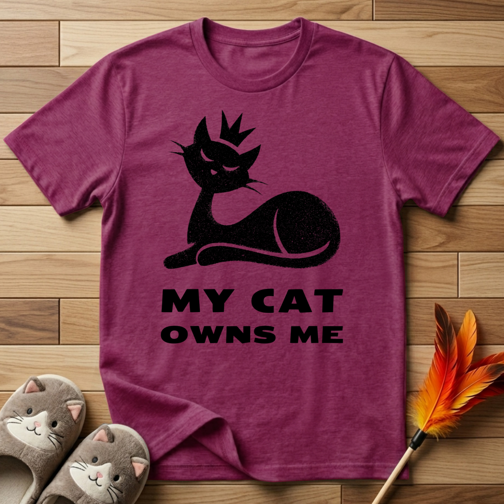 My Cat Owns Me T-Shirt