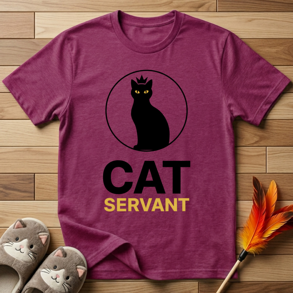 Cat Servant (Circle Design) T-Shirt