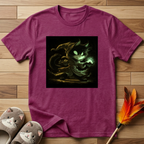Mystic Cat with Green Fireball T-Shirt
