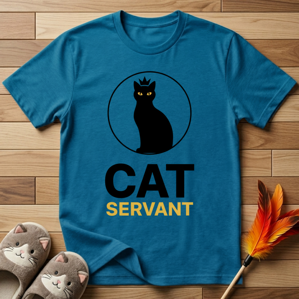 Cat Servant (Circle Design) T-Shirt