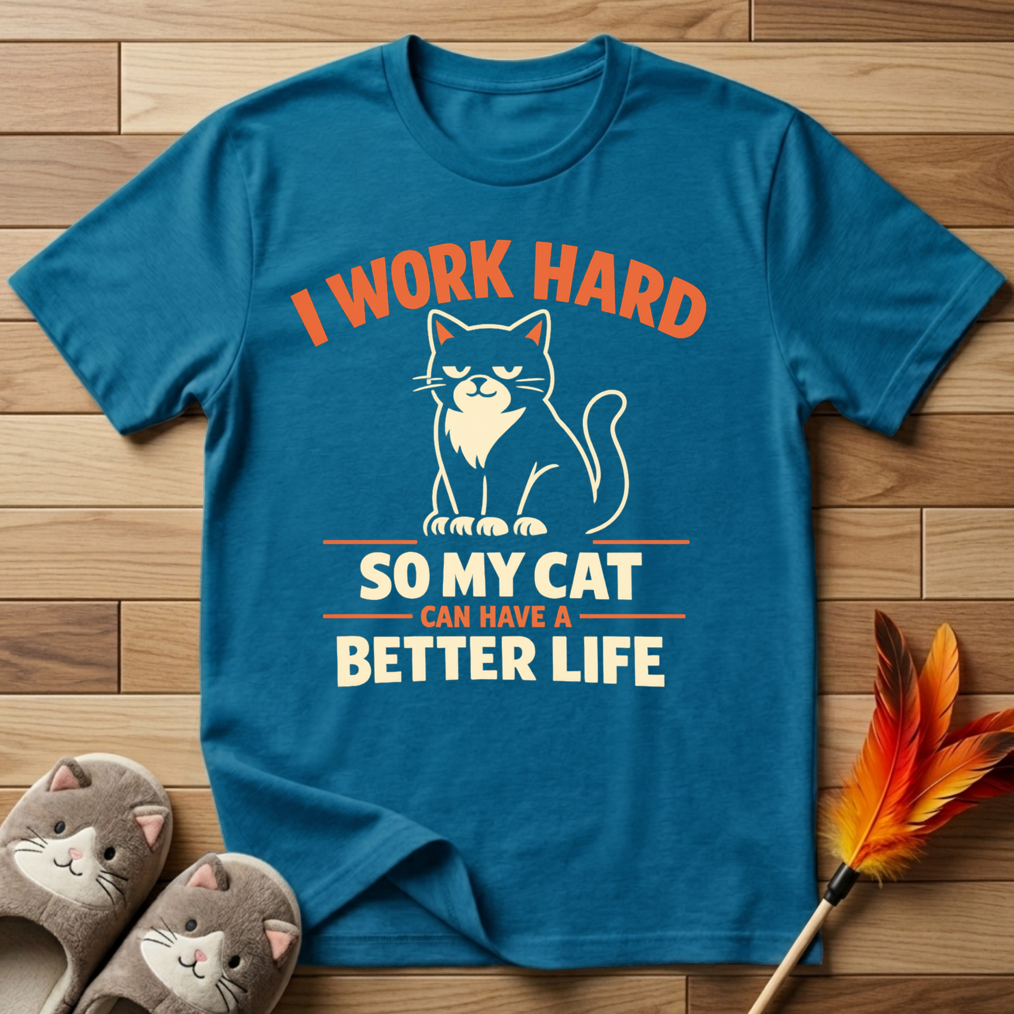 I Work Hard So My Cat Can Have A Better Life T-Shirt