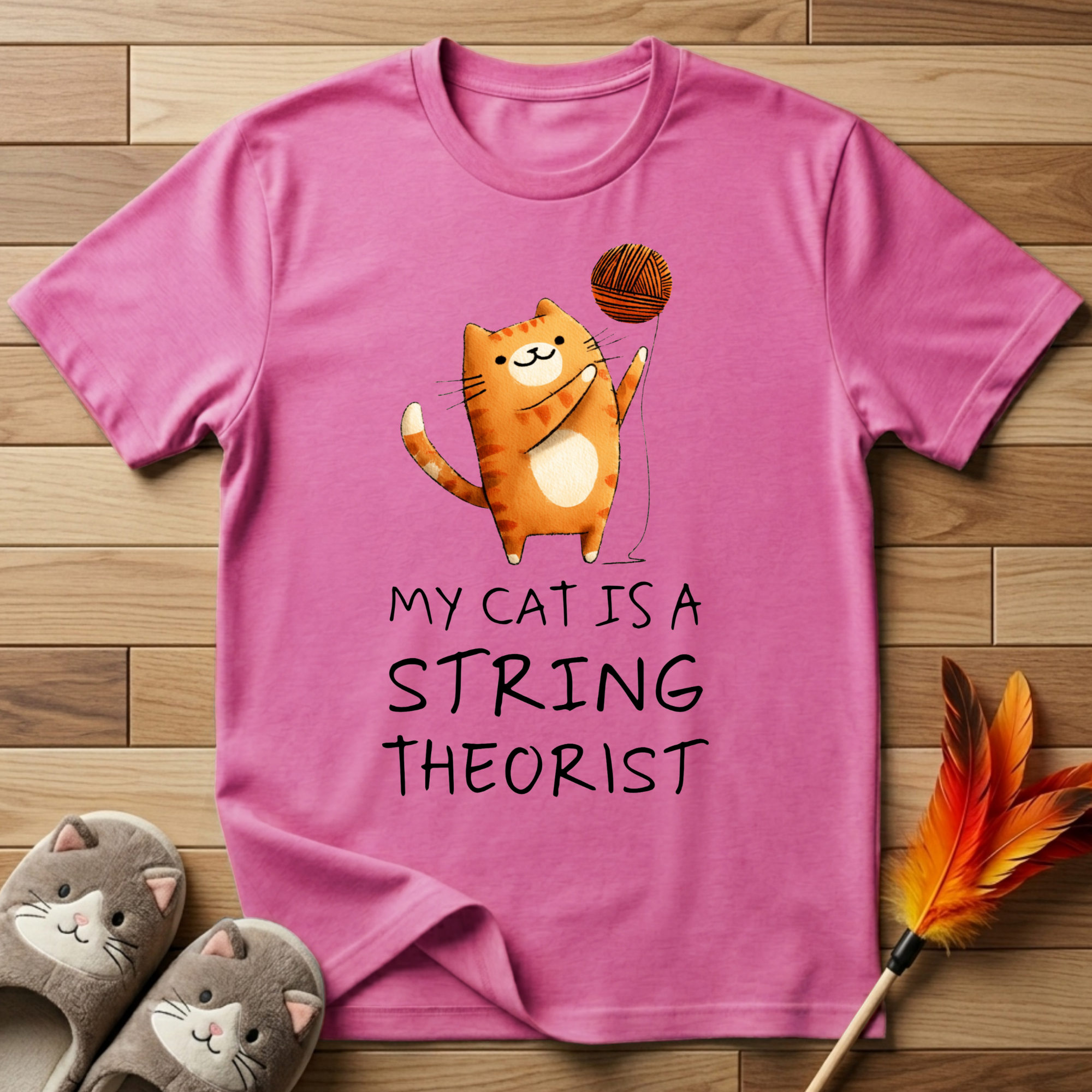 My Cat is a String Theorist T-Shirt