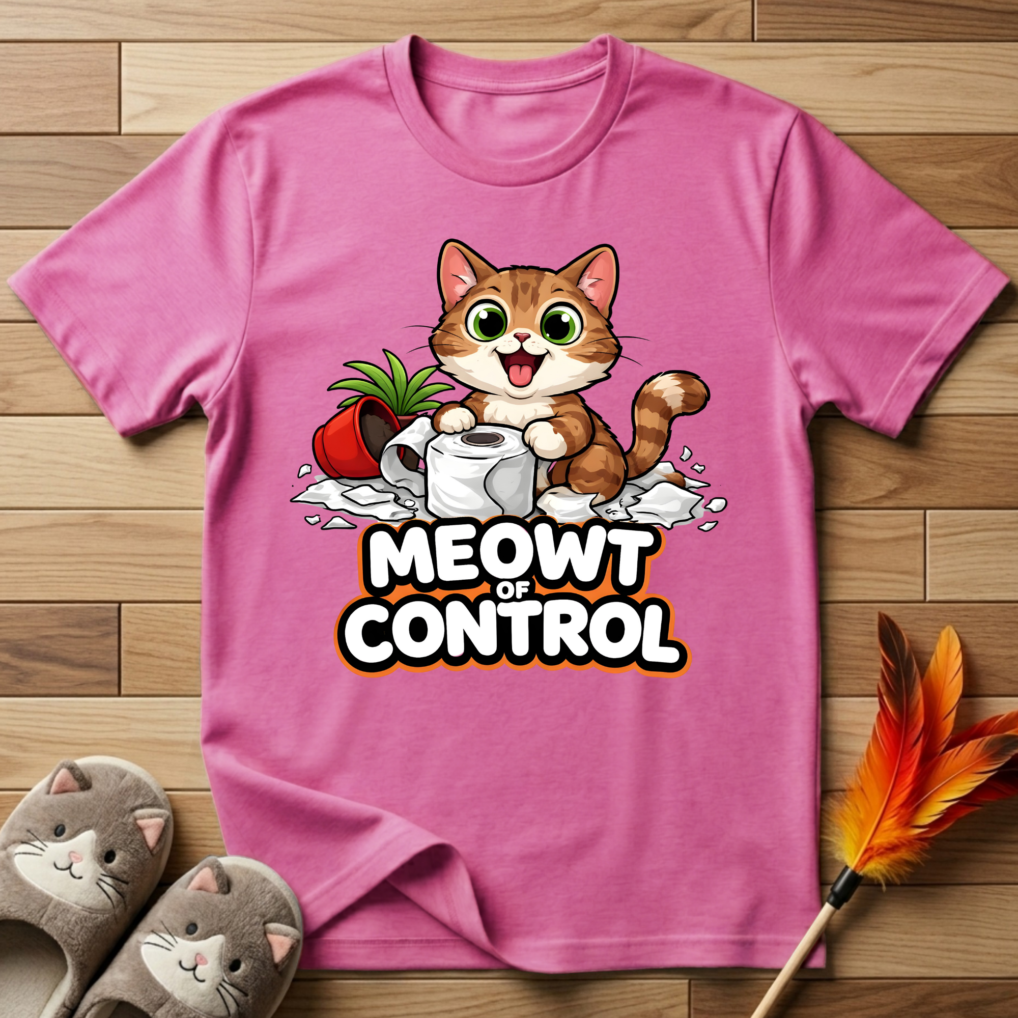 Meowt of Control Chaos T-Shirt