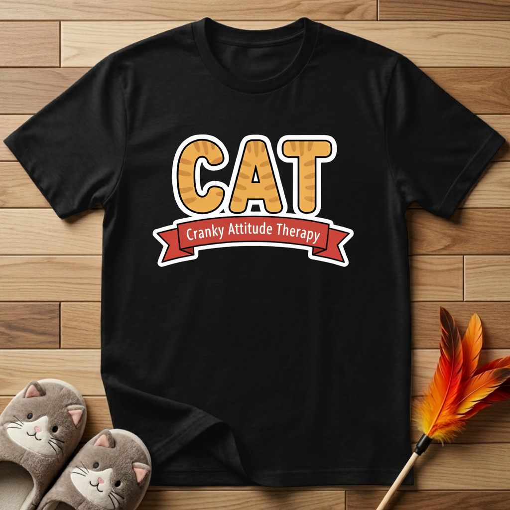 CAT Cranky Attitude Therapy T-Shirt