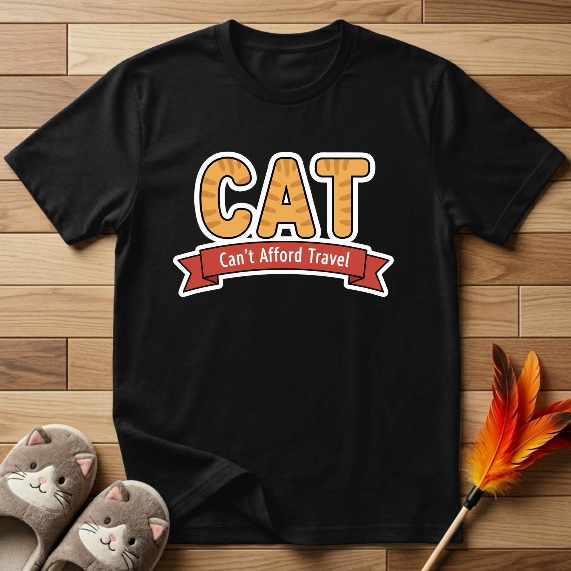 CAT Can't Afford Travel T-Shirt