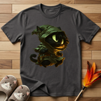 Mystic Cat with Green Hood T-Shirt