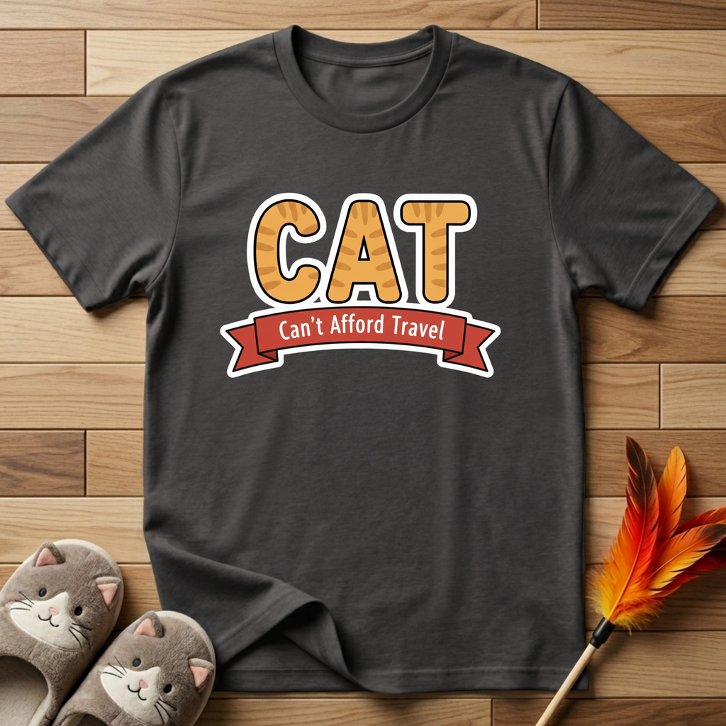 CAT Can't Afford Travel T-Shirt
