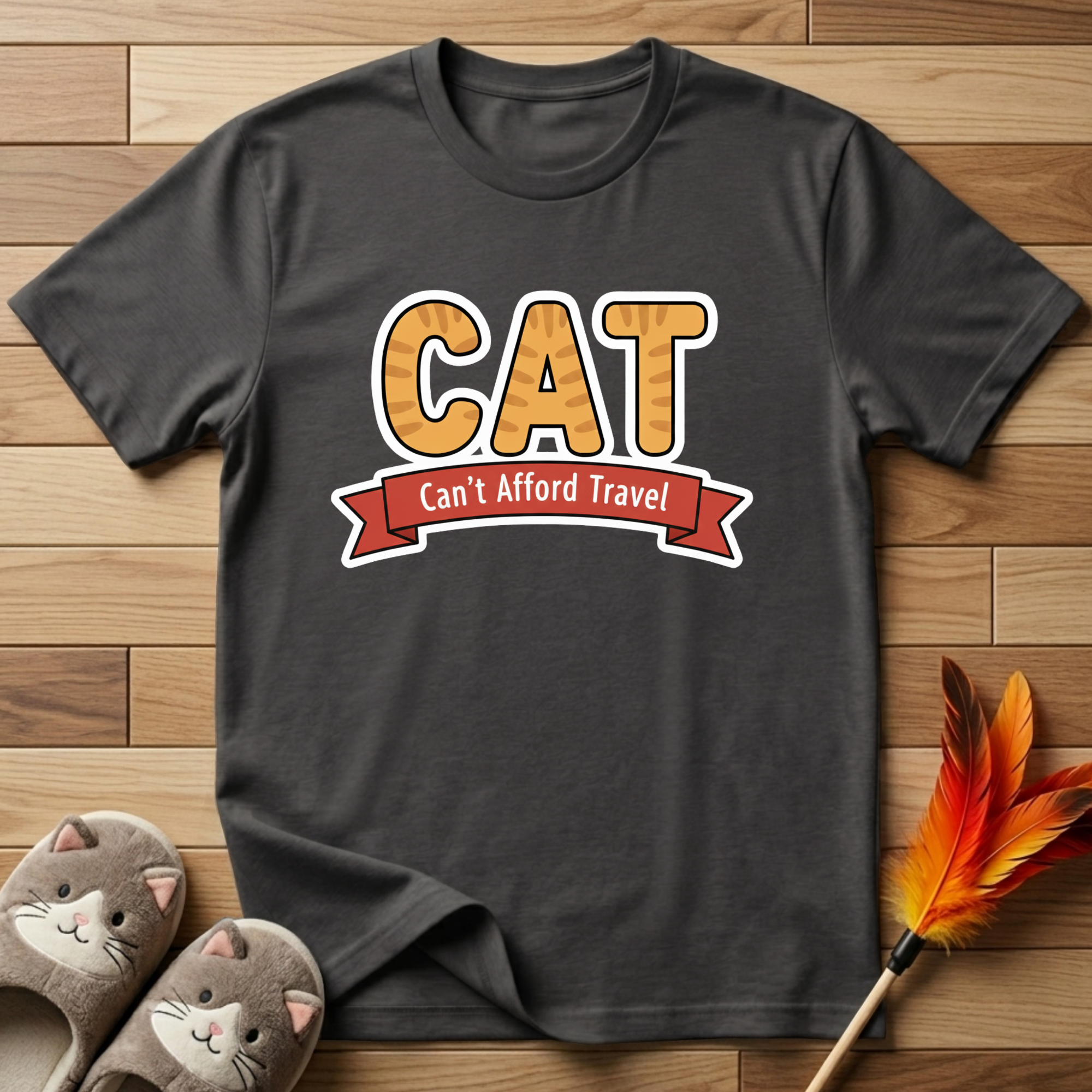CAT Can't Afford Travel T-Shirt