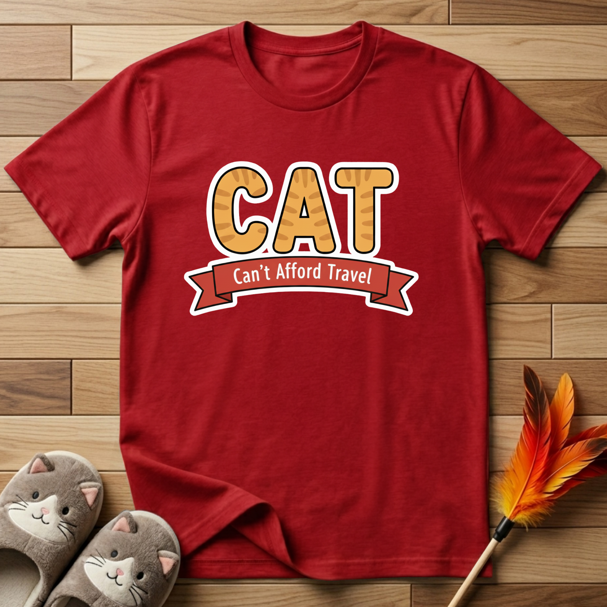 CAT Can't Afford Travel T-Shirt