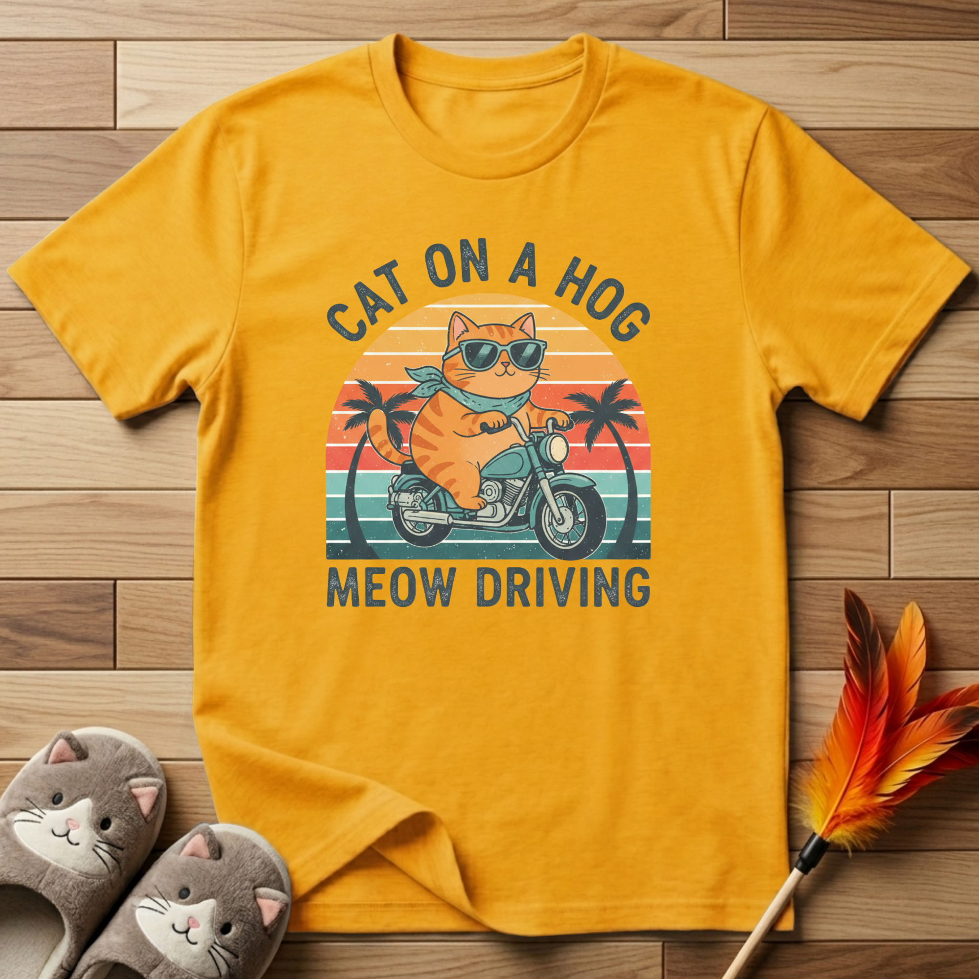 Cat on a Hog T-Shirt