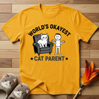 World's Okayest Cat Parent T-Shirt