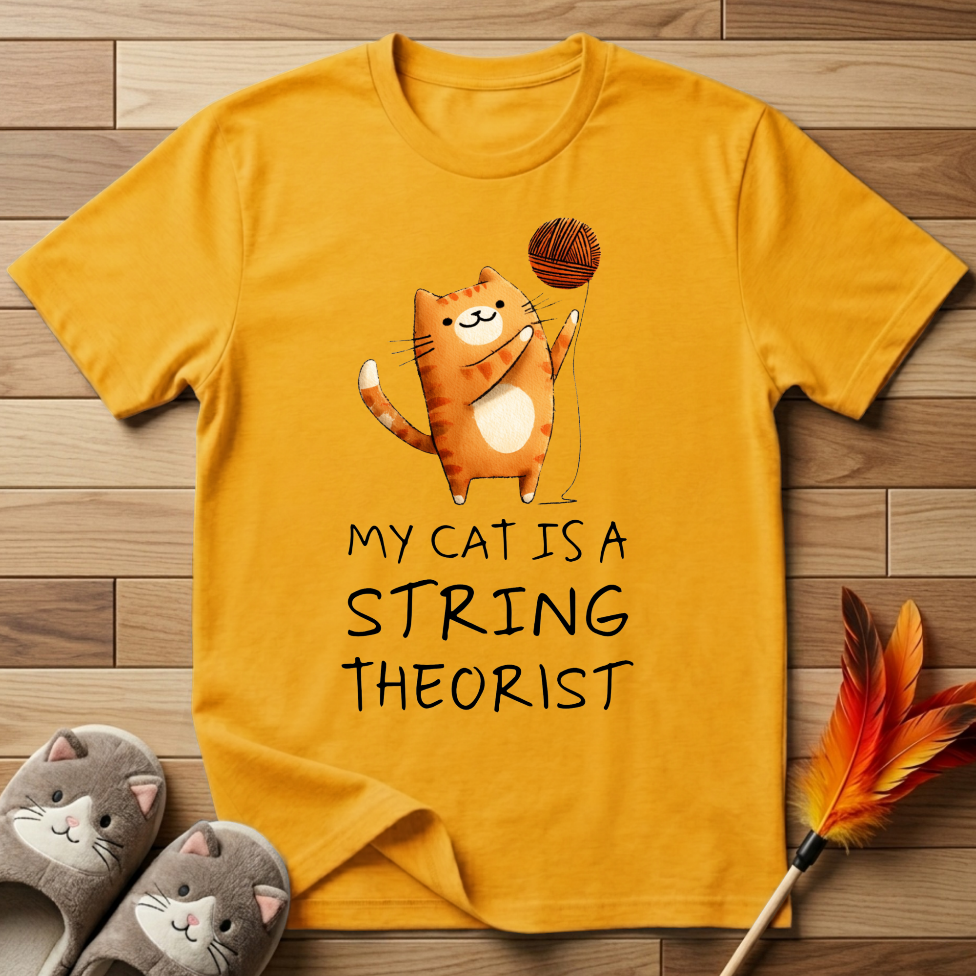 My Cat is a String Theorist T-Shirt