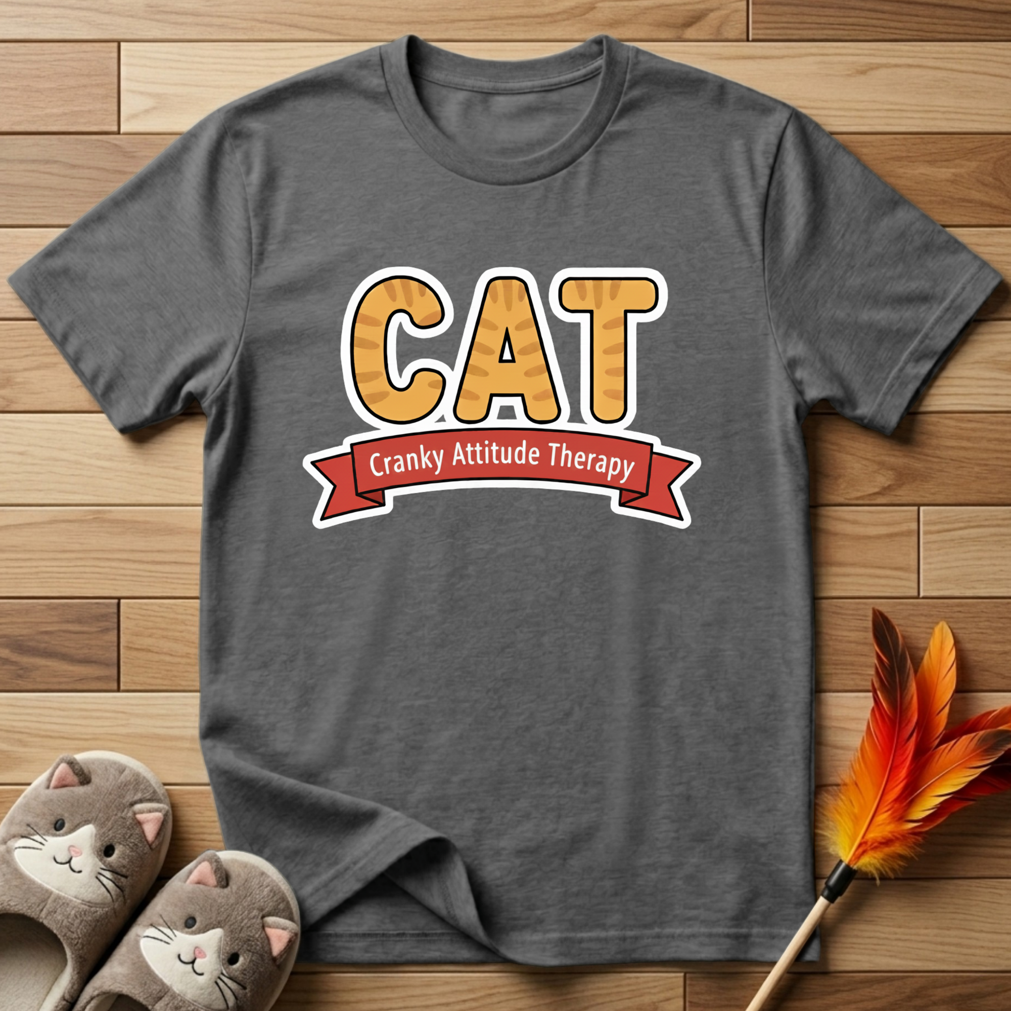 CAT Cranky Attitude Therapy T-Shirt