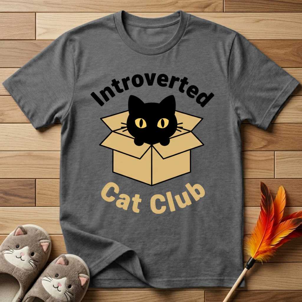 Introverted Cat Club T-Shirt