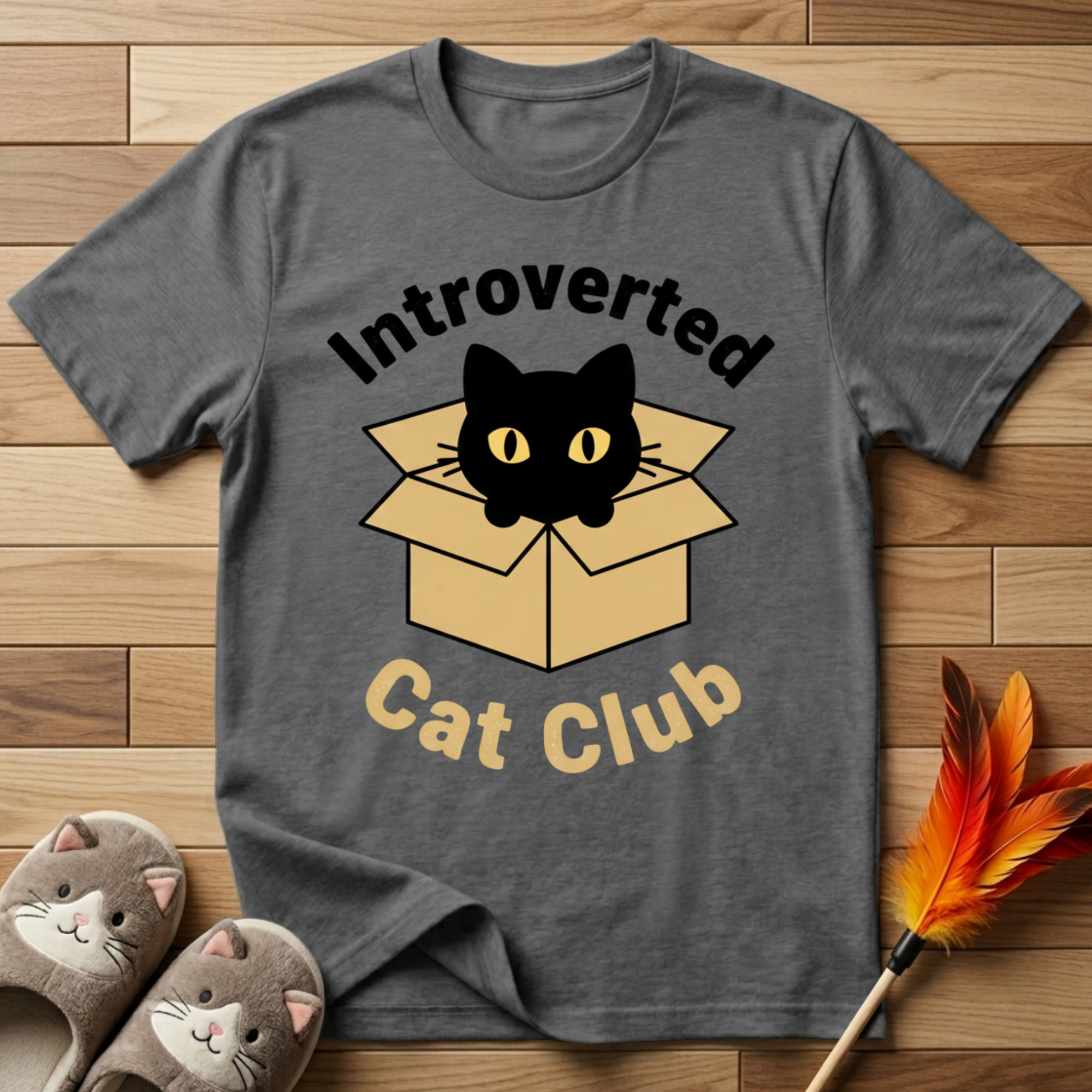 Introverted Cat Club T-Shirt