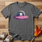 Cat in UFO T-Shirt