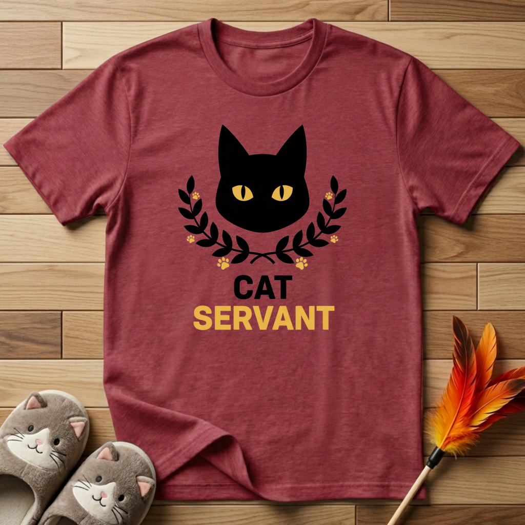 Cat Servant (Wreath Design) T-Shirt