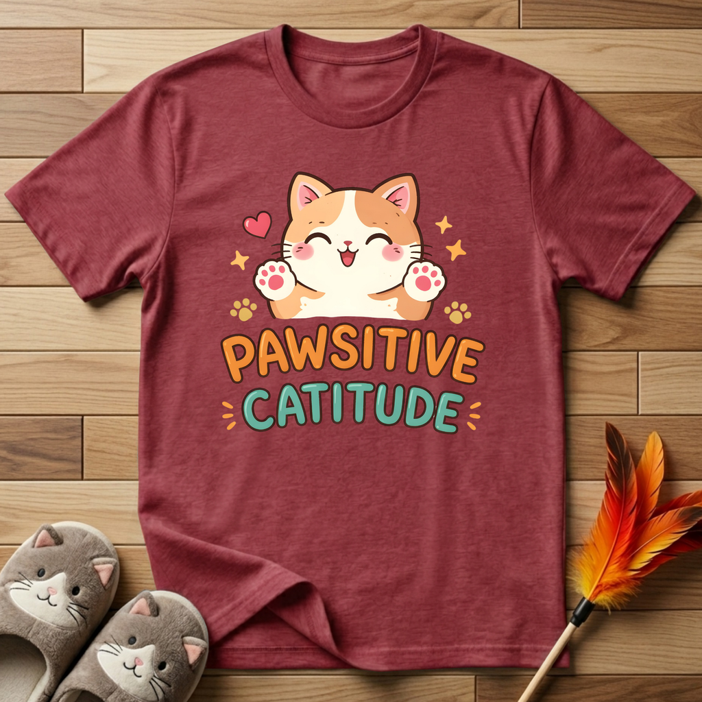 Pawsitive Catitude T-Shirt
