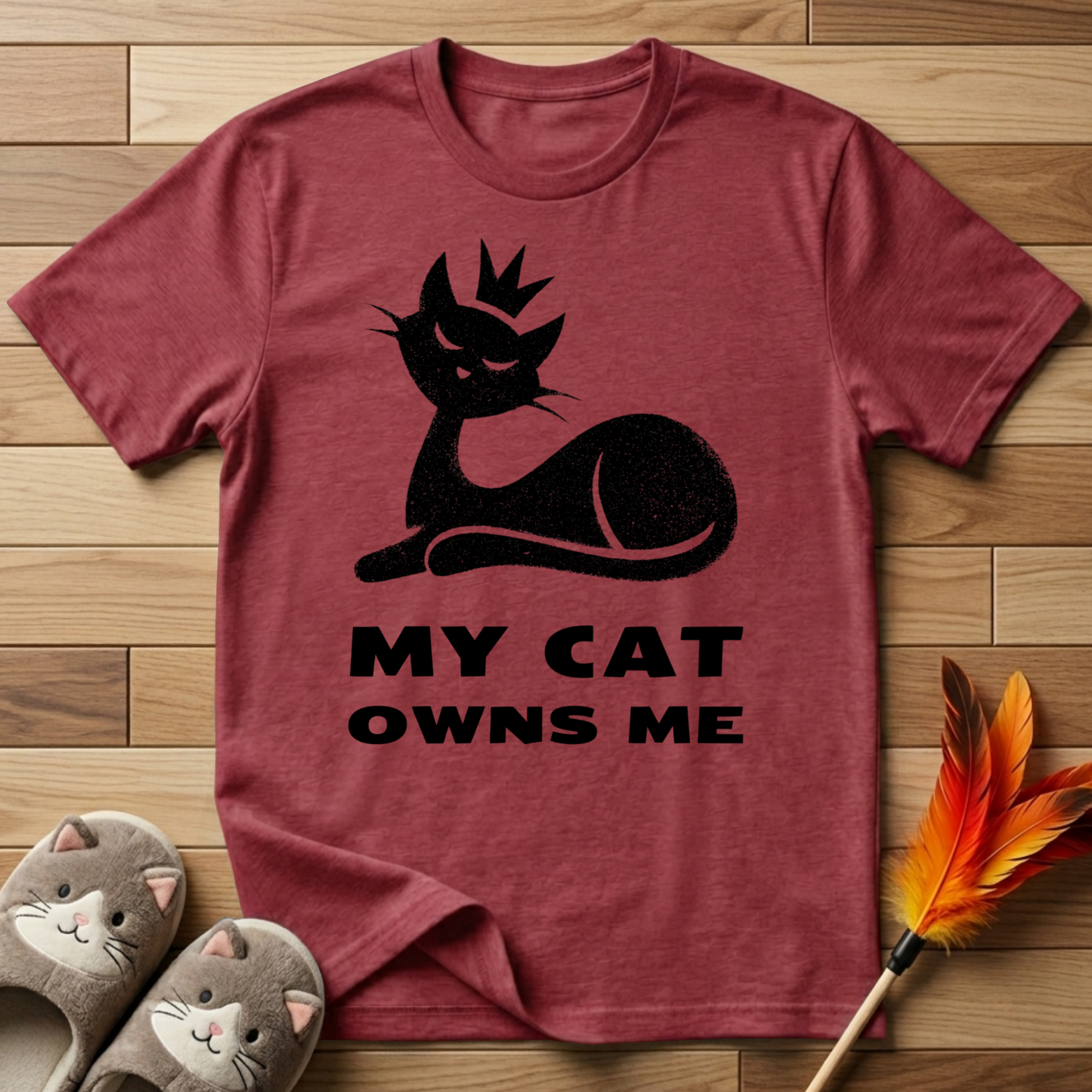 My Cat Owns Me T-Shirt