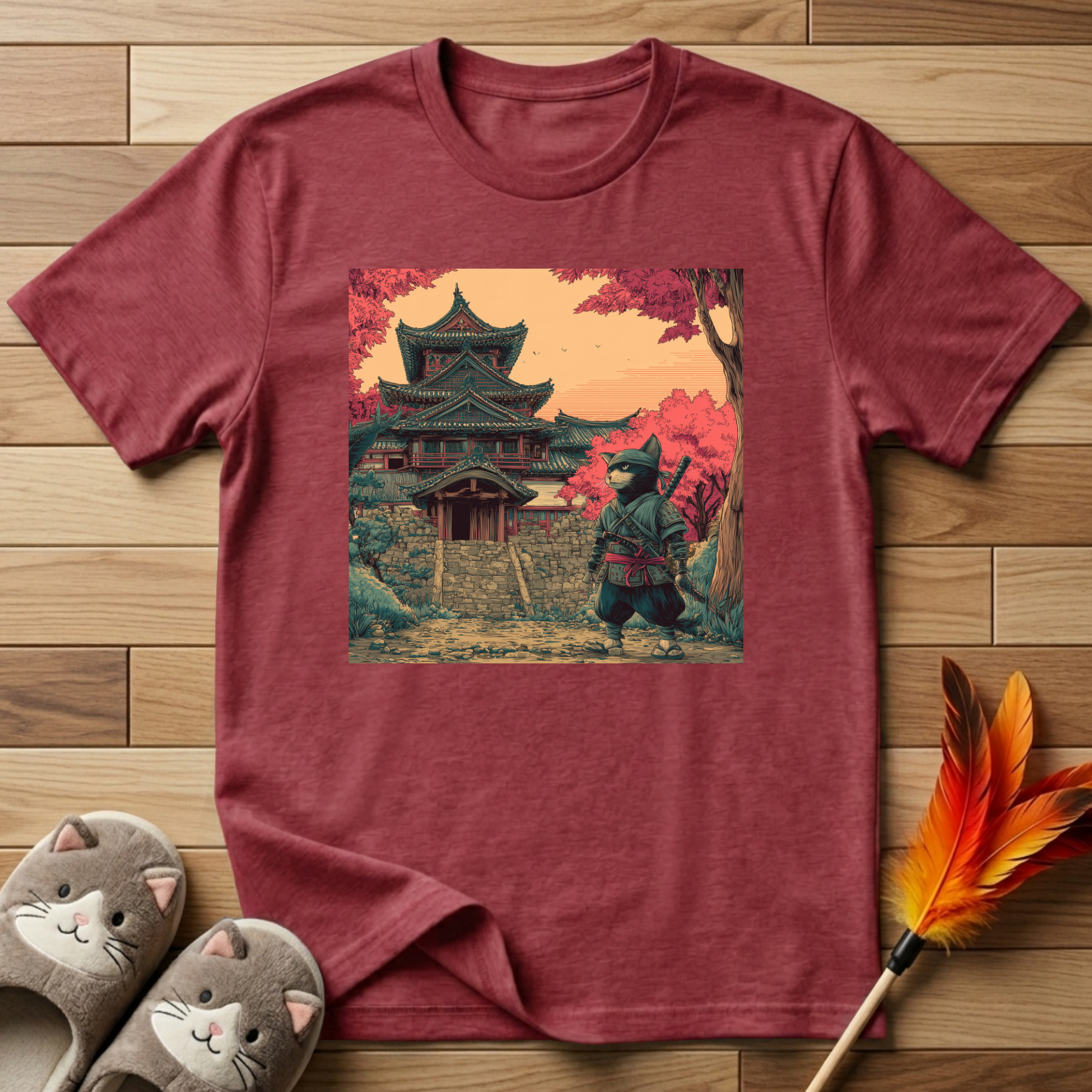 Samurai Cat T-Shirt