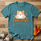 Pawsitive Catitude T-Shirt
