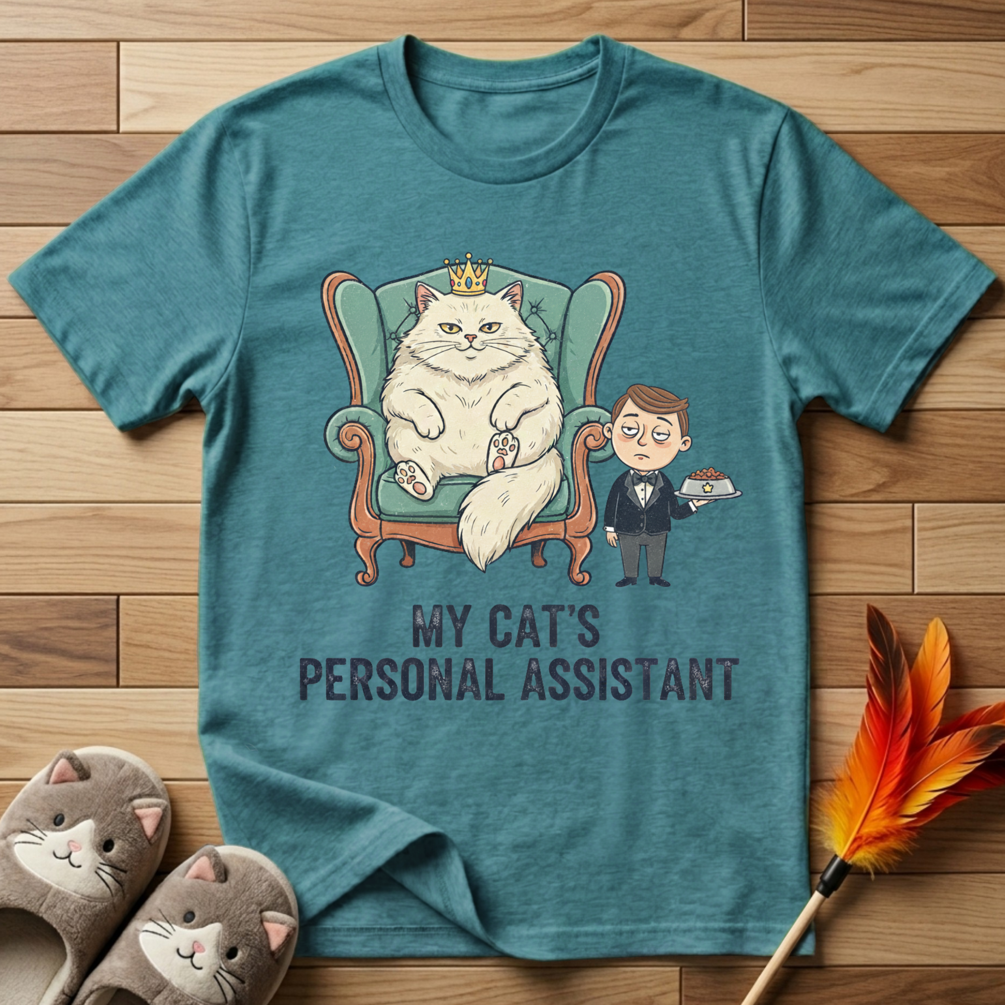 My Cat's Personal Assistant (Male) T-Shirt