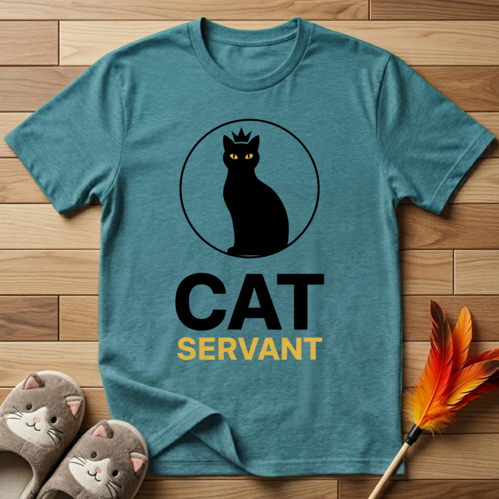 Cat Servant (Circle Design) T-Shirt