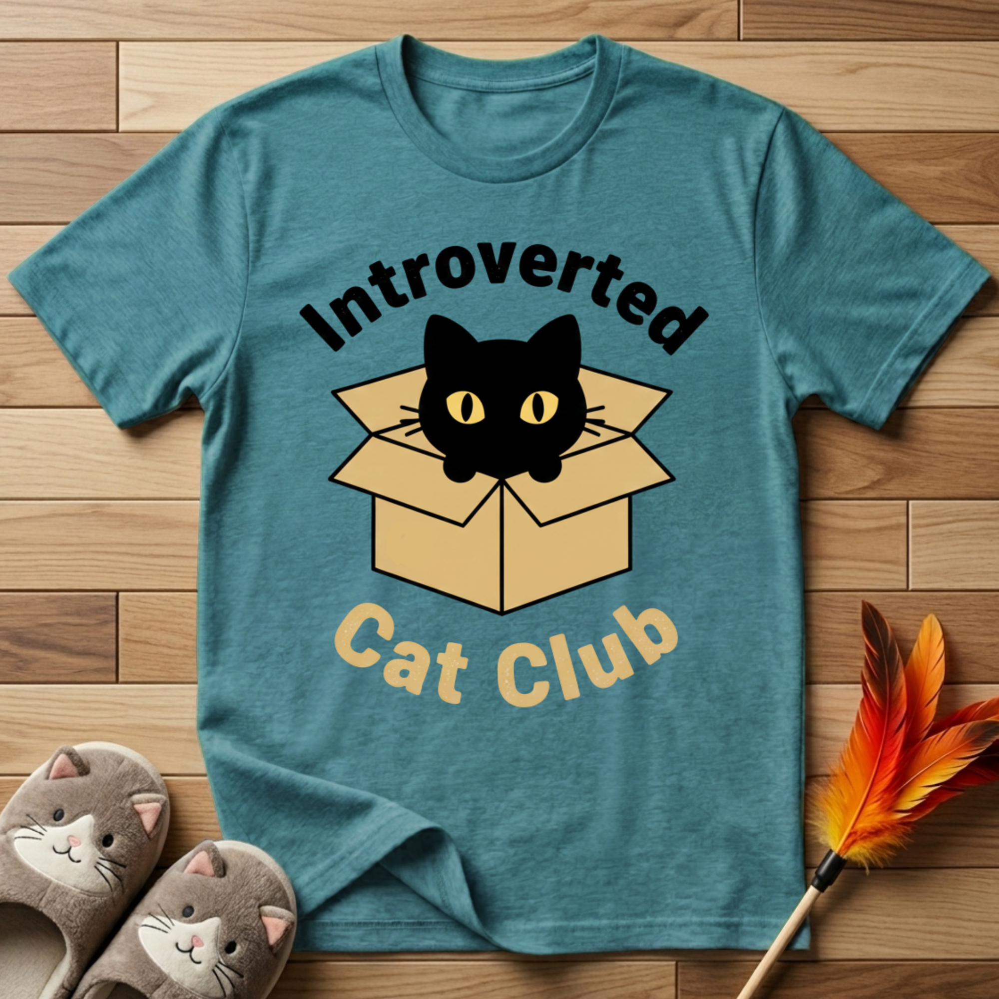 Introverted Cat Club T-Shirt