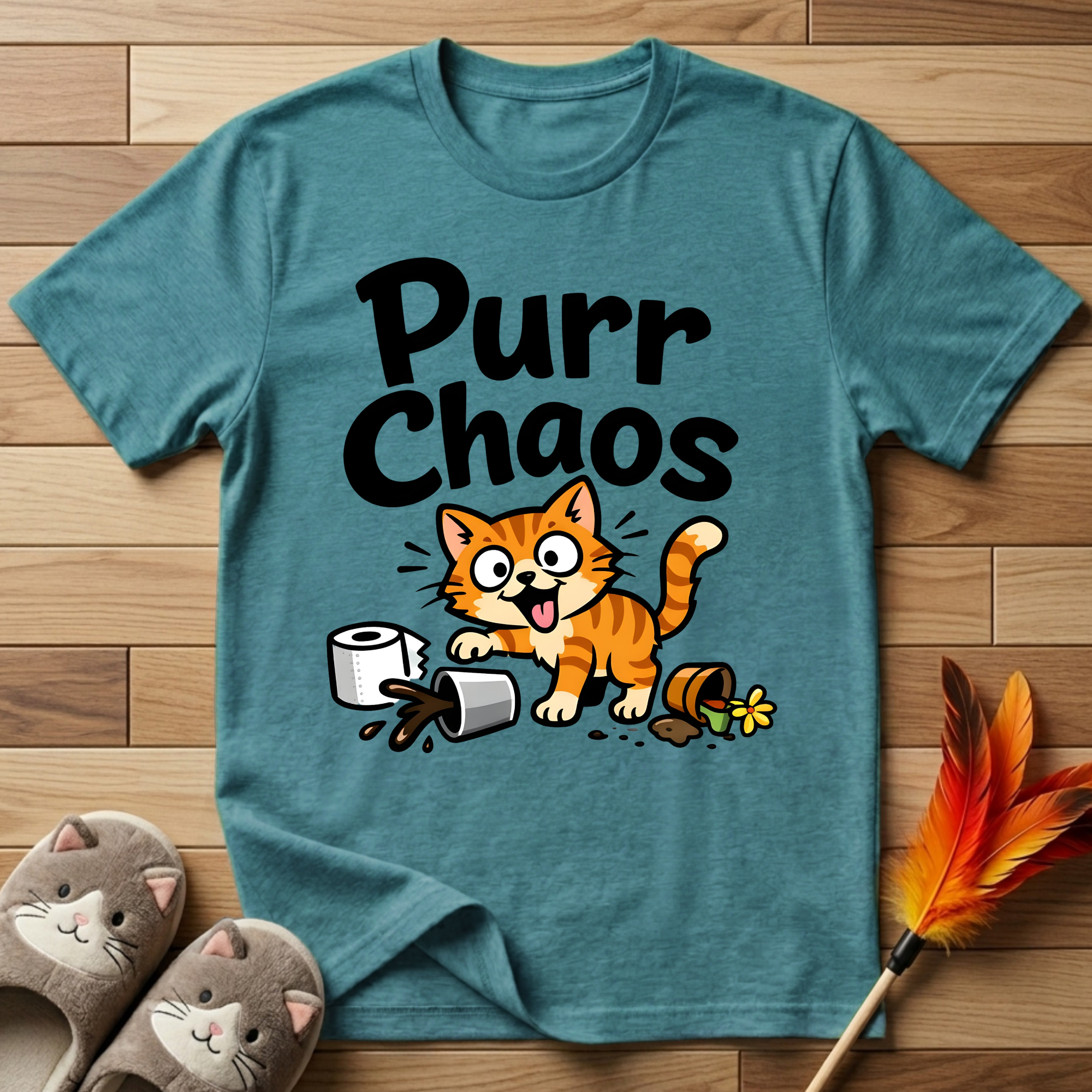 Purr Chaos (Rascal Cat) T-Shirt