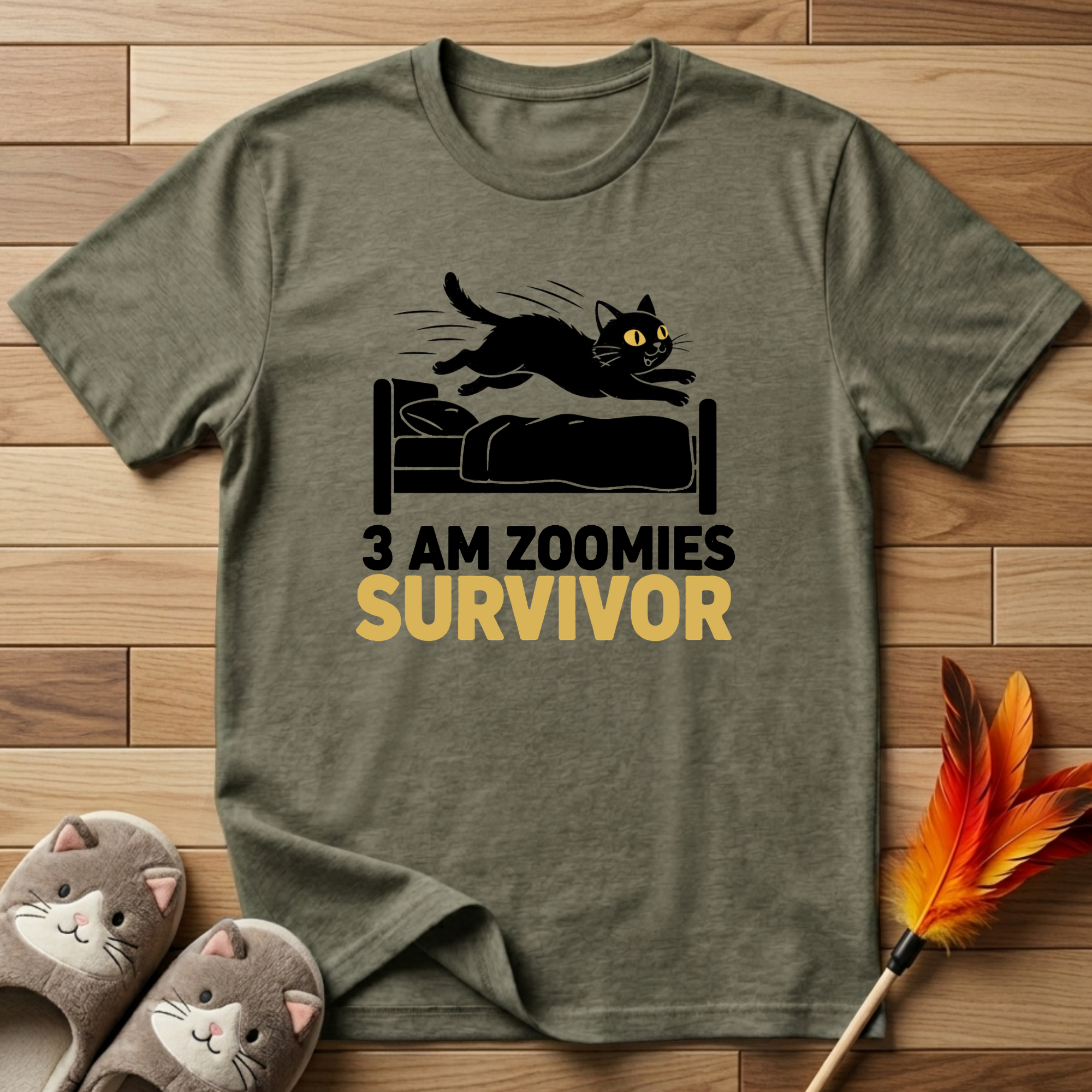3 AM Zoomies Survivor T-Shirt