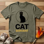 Cat Servant (Circle Design) T-Shirt