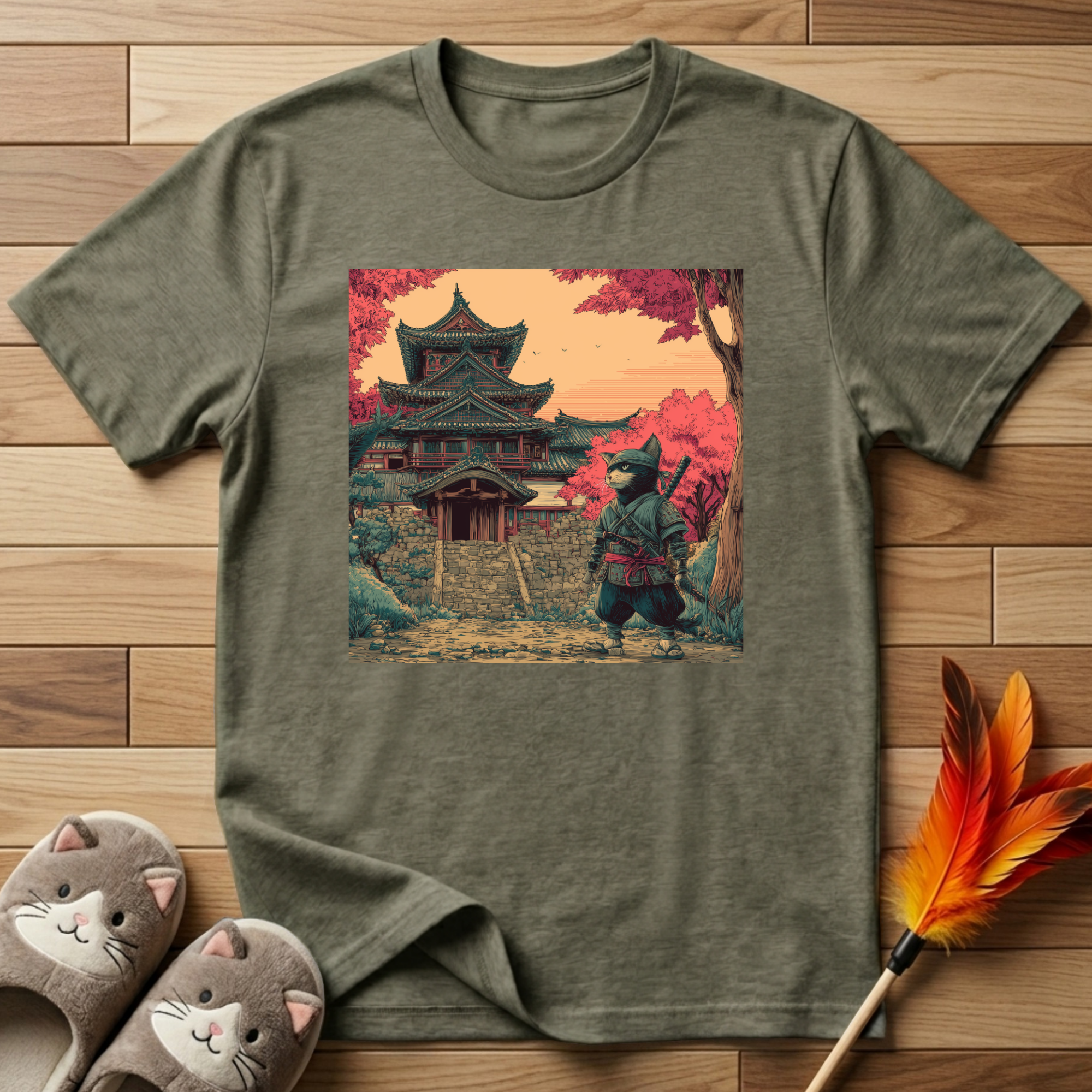 Samurai Cat T-Shirt