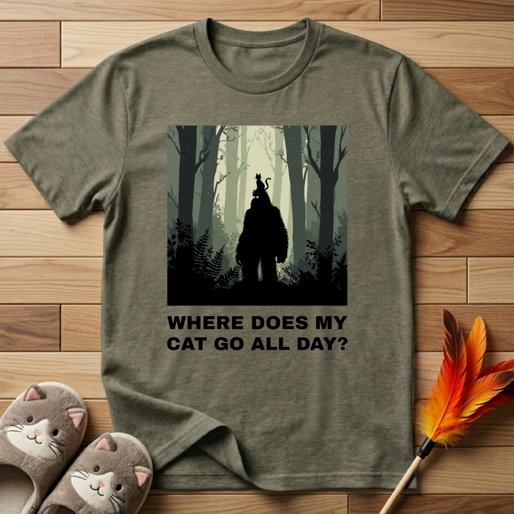 Where Does My Cat Go All Day? T-Shirt