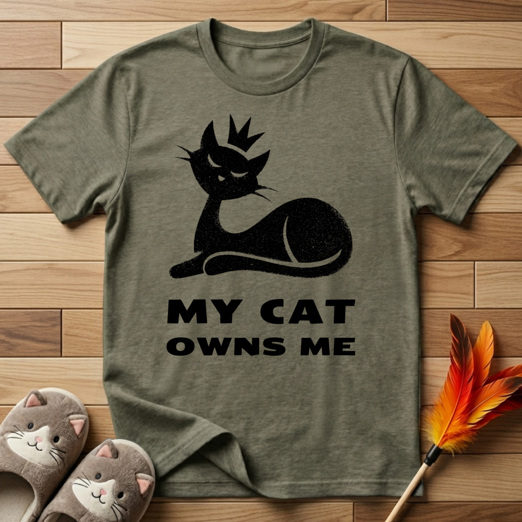 My Cat Owns Me T-Shirt