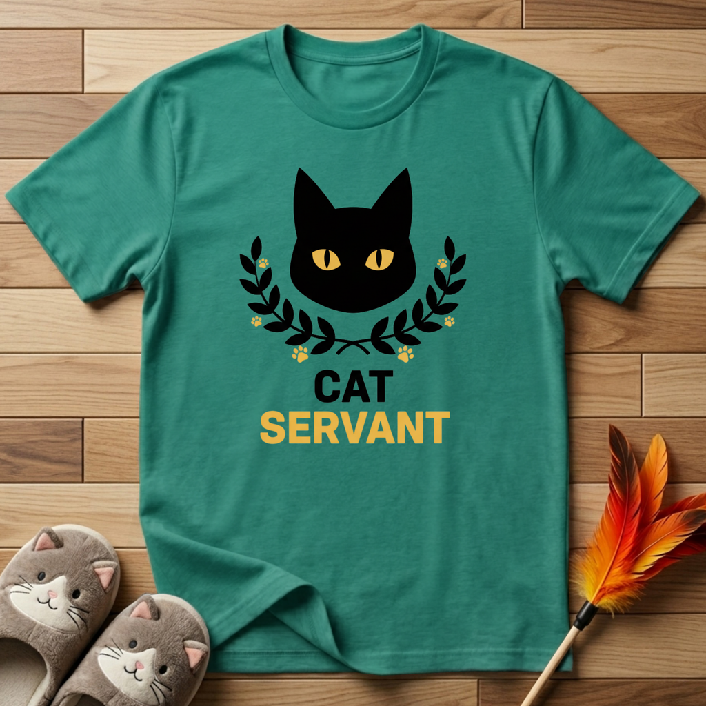 Cat Servant (Wreath Design) T-Shirt