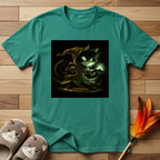 Mystic Cat with Green Fireball T-Shirt