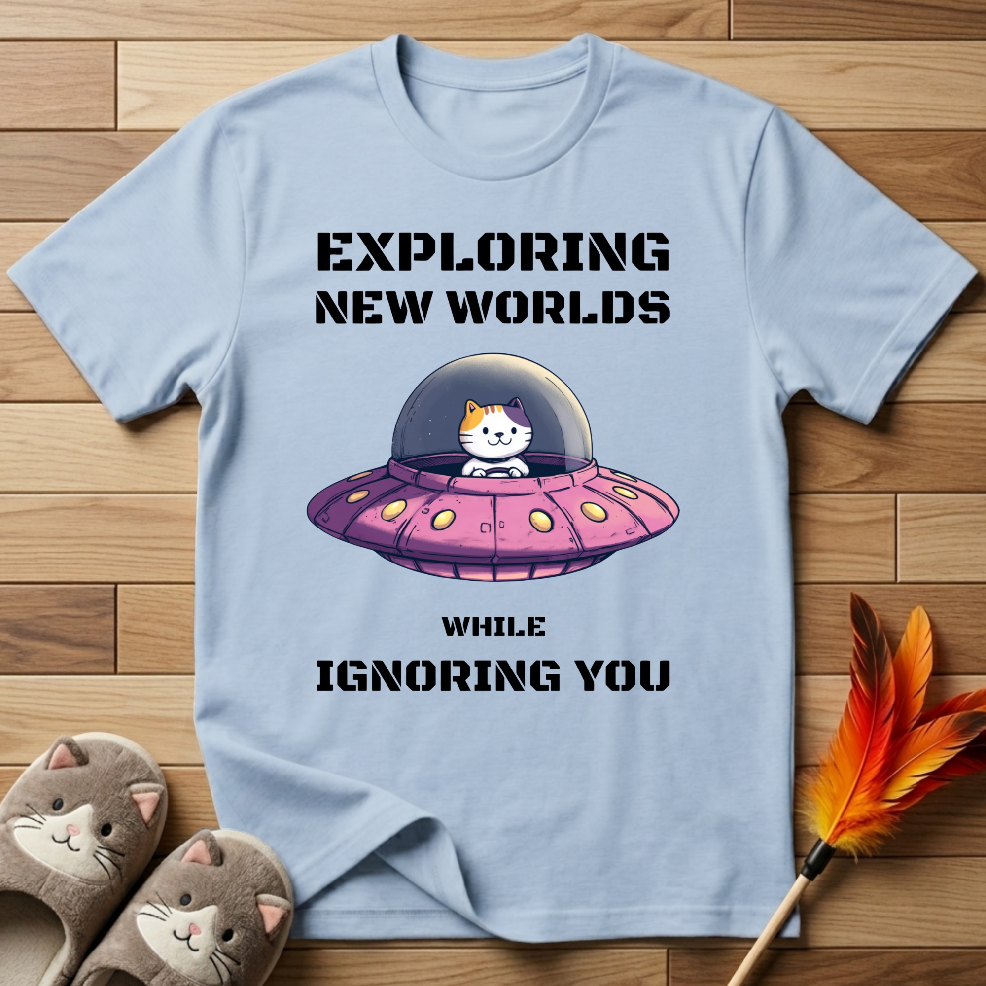 Exploring New Worlds While Ignoring You T-Shirt