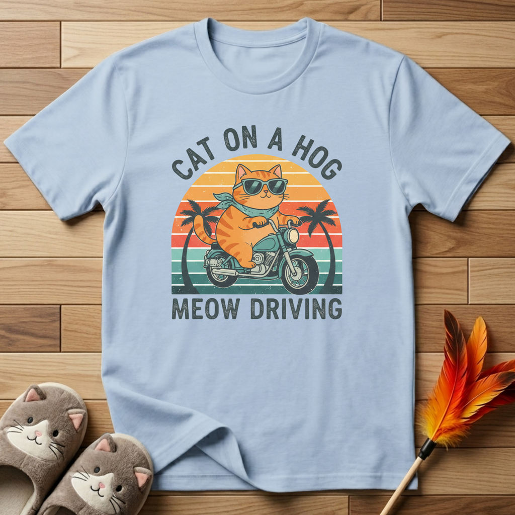 Cat on a Hog T-Shirt