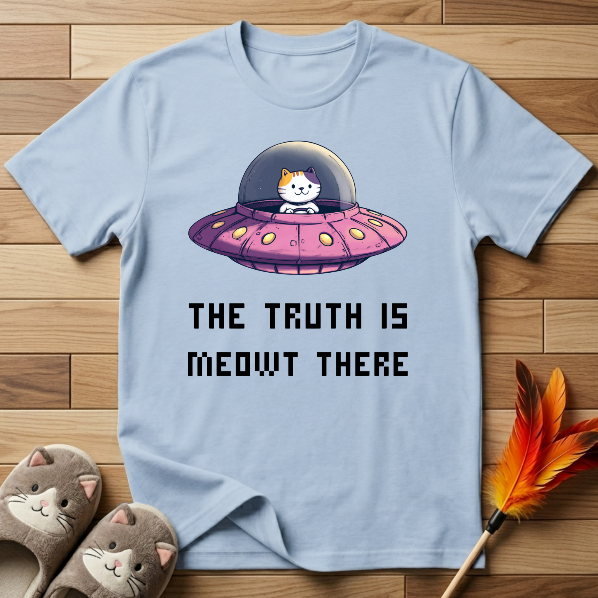 The Truth Is Meowt There T-Shirt