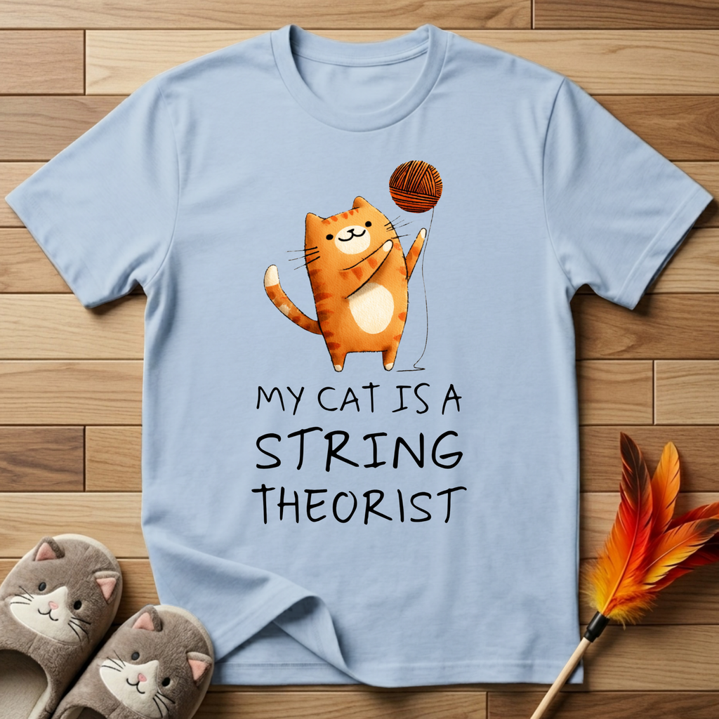 My Cat is a String Theorist T-Shirt