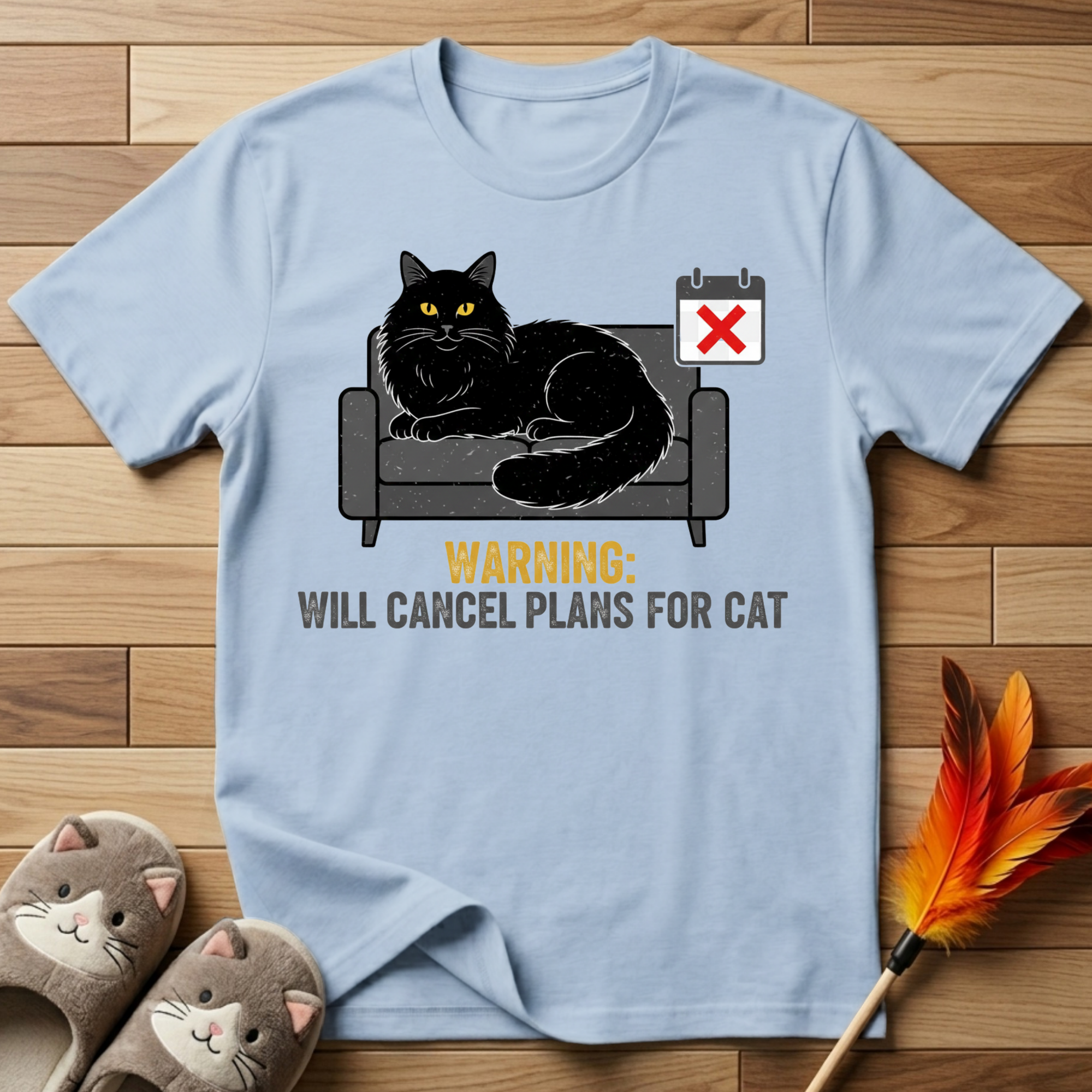 Warning: Will Cancel Plans for Cat T-Shirt