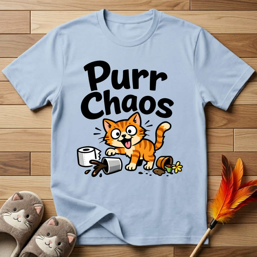 Purr Chaos (Rascal Cat) T-Shirt