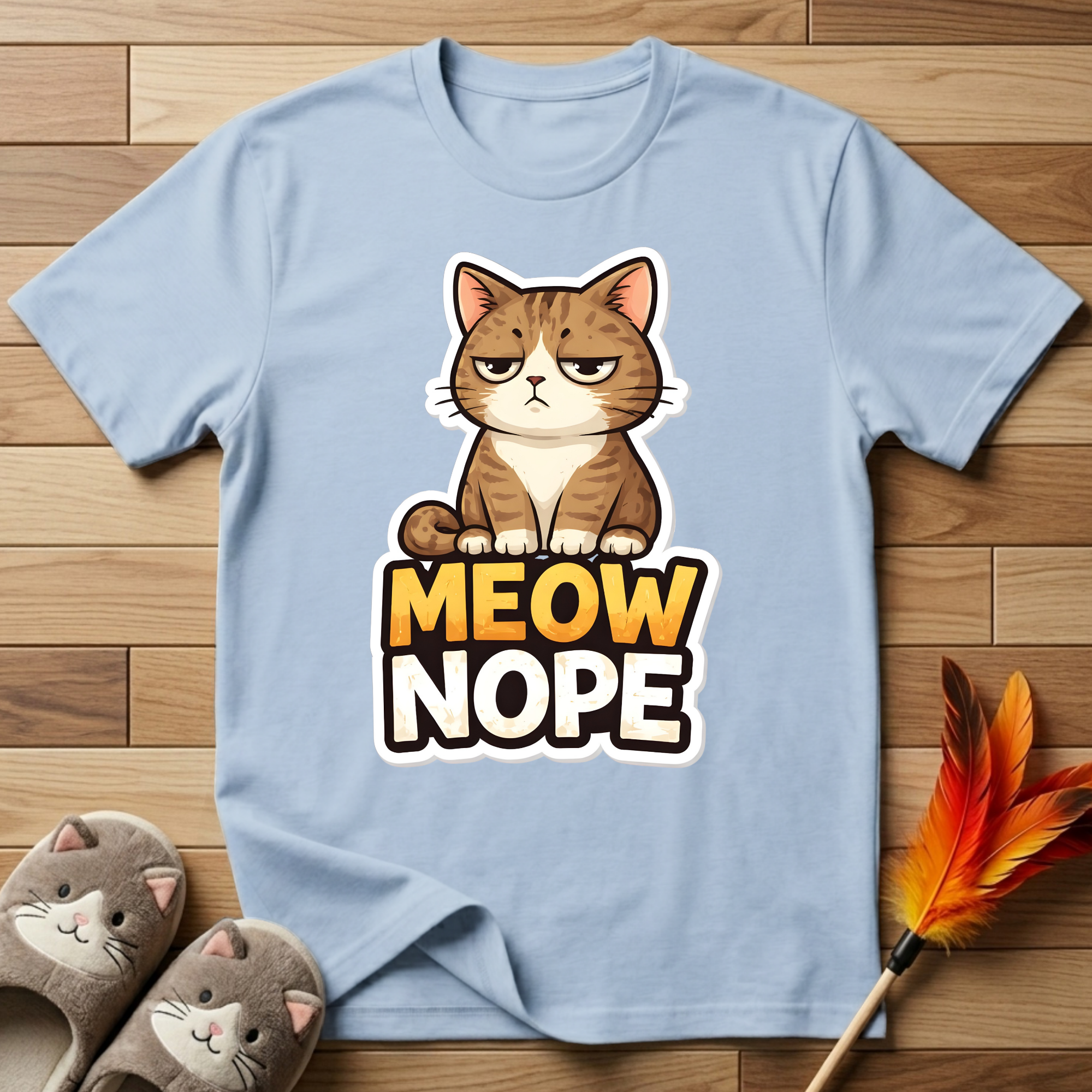 Meow Nope (Disinterested) T-Shirt